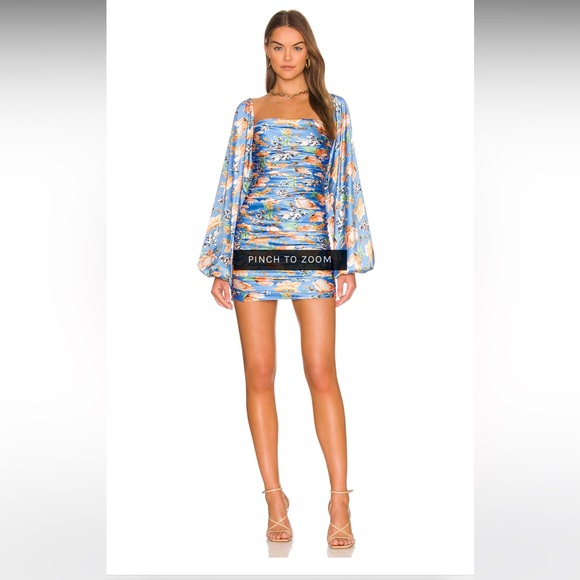 Nookie Simone long sleeve mini dress in black - Picture 1 of 8